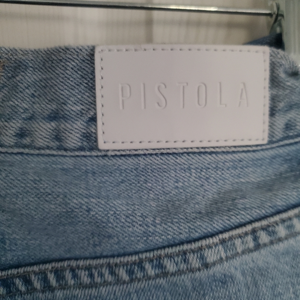 Pistola Distressed Light Blue Jeans, Size 27 - Picture 4 of 5
